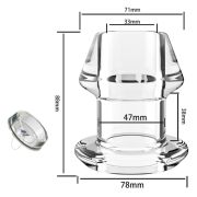 Scorching Sultry Erotic Crystal Vision Pleasure Plug – Ignite Your Deepest Desires