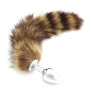 Blazing Raccoon Seduction – Stainless Steel Tail Plug