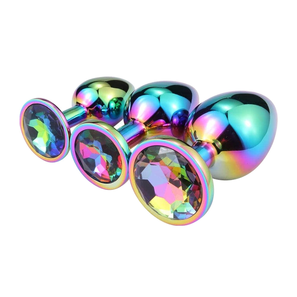 Blazing Inferno Rainbow Anal Ecstasy Set – Unleash Your Wildest Desires (3 Piece)