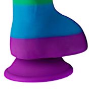 Vivacious Vibe – Rainbow Colored Dildo