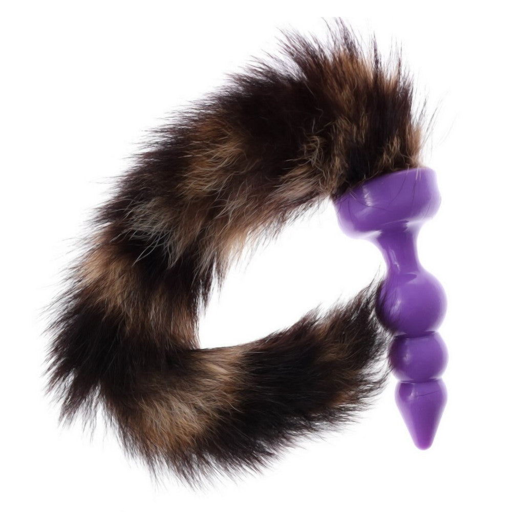 Purple Raccoon Tail Plug – Ignite Your Wildest Desires