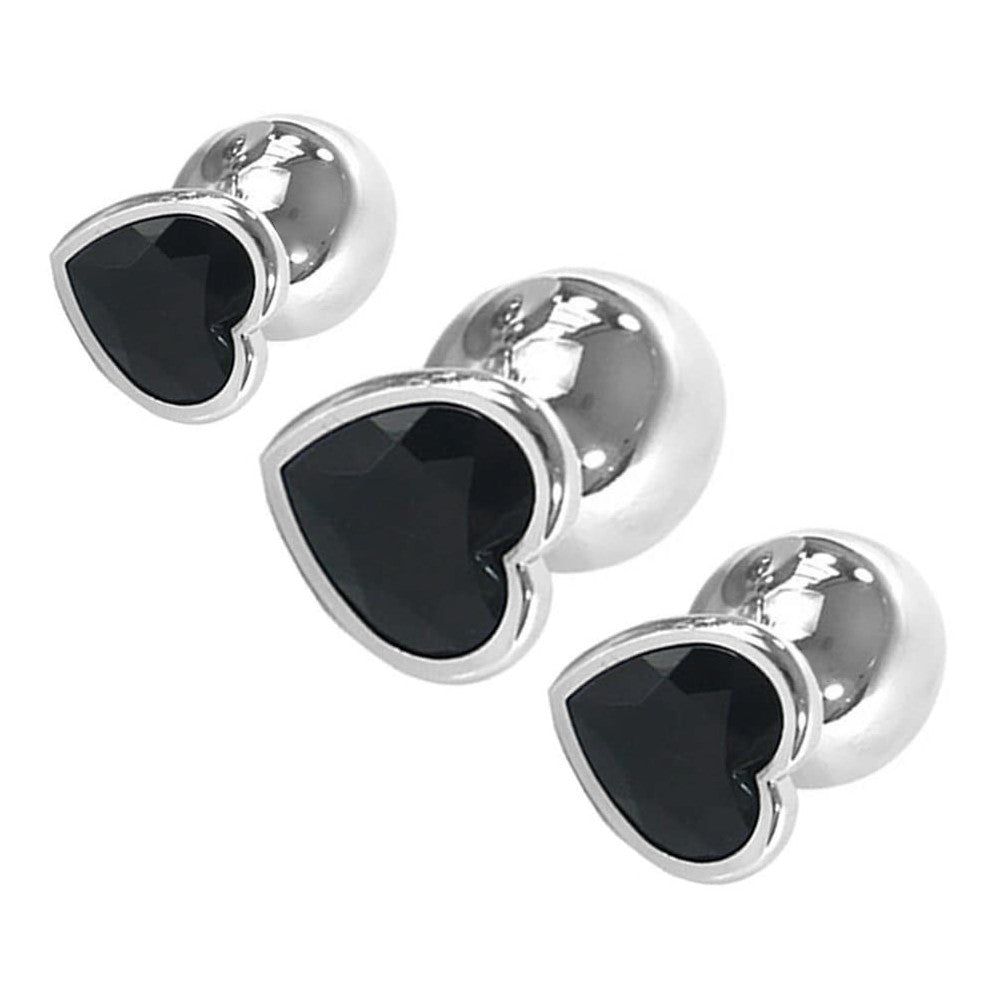 Seductively Sinful Anal Plug Set – Unleash Rocker Chick’s Primal Desires (3 Piece)