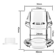 Scorching Sultry Erotic Crystal Vision Pleasure Plug – Ignite Your Deepest Desires