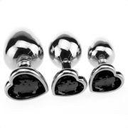 Seductively Sinful Anal Plug Set – Unleash Rocker Chick’s Primal Desires (3 Piece)