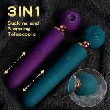 AV-Magic-Wand-Women-Vibrator-Telescopic-Vibration-G-Spot-Vaginal-Stimulator-Clitoral-Slap-And-Sucking-Vibrator