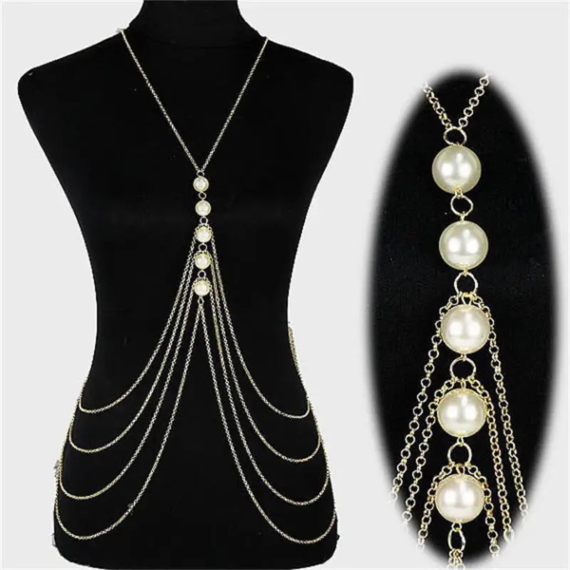 Unleash Your Inner Vixen with the Bohemian Pearl Waist Chain