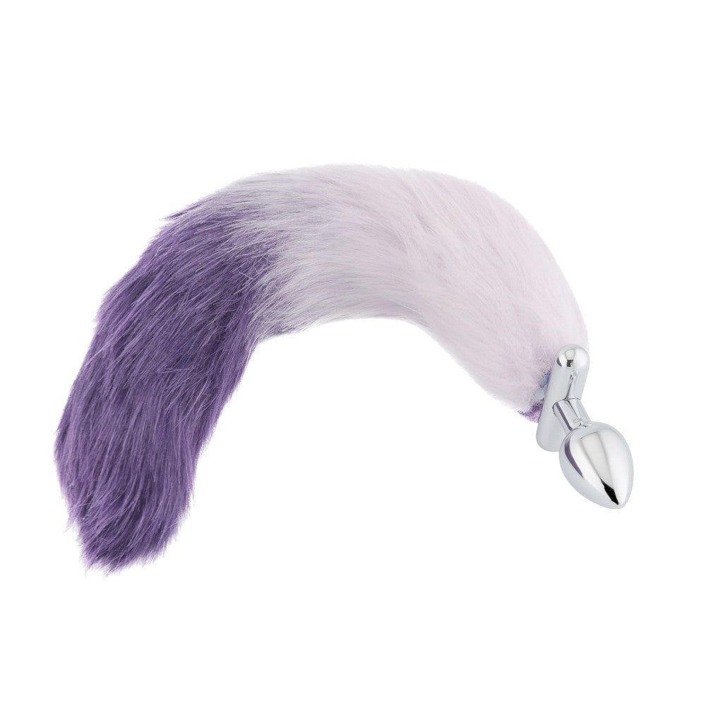 Sultry Purple & White Petal Pleasure Anal Plug