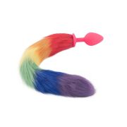 Sizzling Kaleidoscope Fox Tail Plug