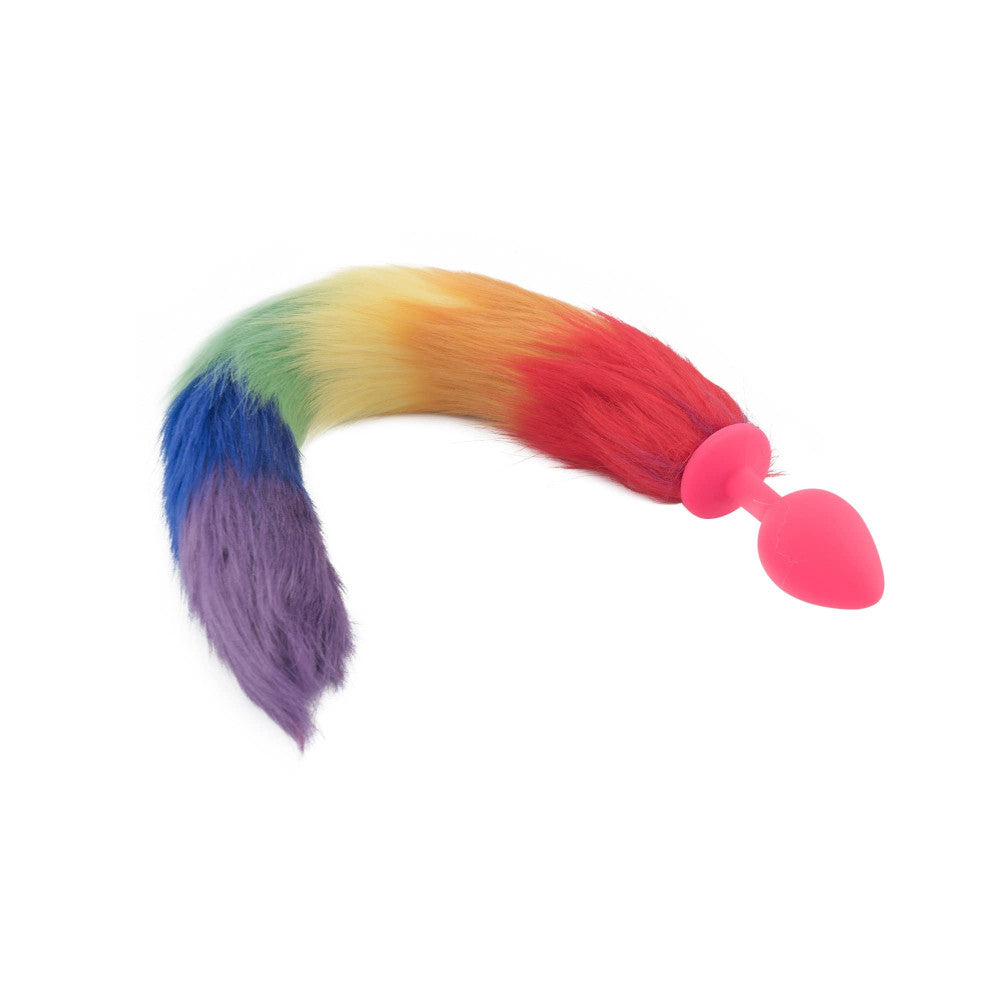 Sizzling Kaleidoscope Fox Tail Plug