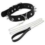 Exaggerated-Sexy-Rivet-Leather-Collar-Neo-Goth-Leash-Fashion-Jewelry-Sexy-Body-Chain-Accessories