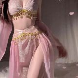 Exotic-Princess-Mesh-Sexy-Pendant-Decorative-Strap-2024-New-Half-Sleeve-Strap-Waist-Hanfu-Fairy-Style