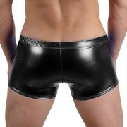 Sultry Leather Seduction – Fashion Club Men’s Lace Up Patent Leather Boxers