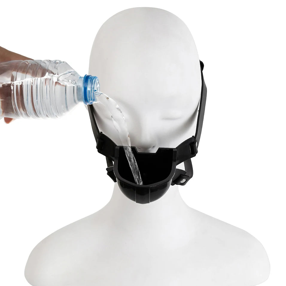 Intoxicating Ecstasy Funnel Mouth Gag Mask