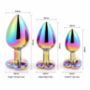 Rainbow Sensation Pleasure Plugs(3 Piece)
