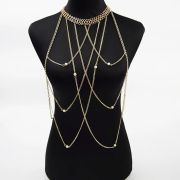Sensual Enchantment: Unleash Your Inner Seductress with the Black Gold Body Chain