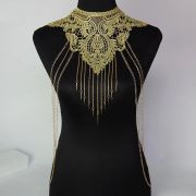 Sensual Enchantment: Unleash Your Inner Seductress with the Black Gold Body Chain