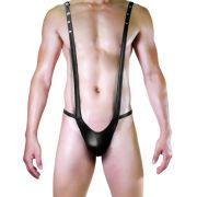 The Leather Passion Bodysuit – A Symphony of Seduction