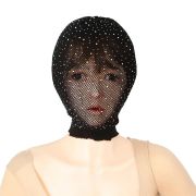 Alluring Diamond Lace Head Mask