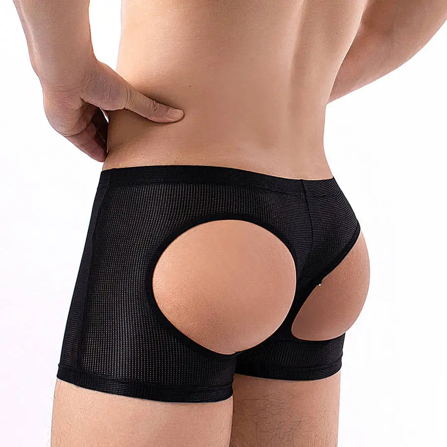 Enigmatic Sultry Mesh Allure Boxers