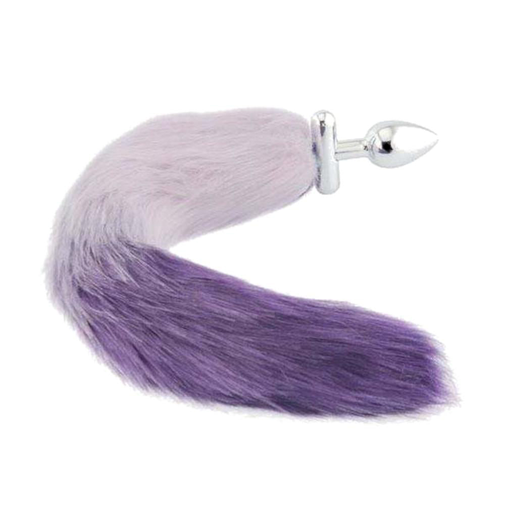 Sultry Purple & White Petal Pleasure Anal Plug