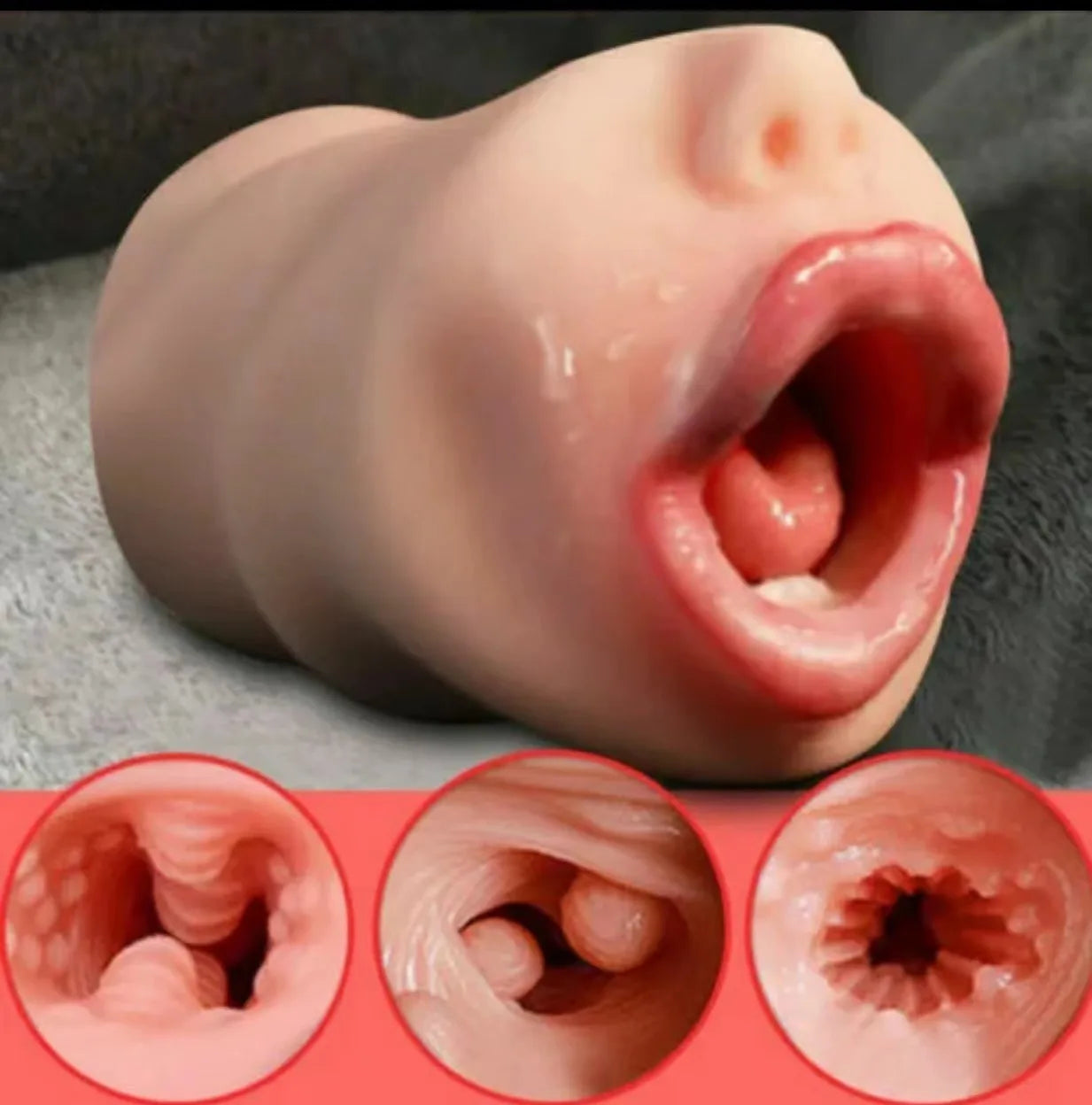 Seductive Delight – The Realistic Tongue & Vagina Pleasure Tool