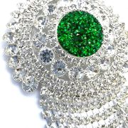 Unleash Unrivaled Sensuality with Green Tassel Chest Stickers