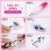 Feverish Fantasies – The Seductive Rainbow-Colored Fox Tail Metal Plug