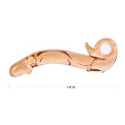 Golden Delight – Exquisite Glass Dildo💋