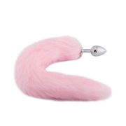 💋 Enchanting Pink Foxtail Delight Anal Plug