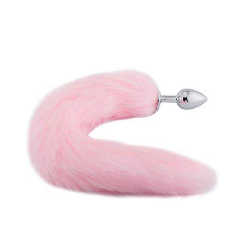 💋 Enchanting Pink Foxtail Delight Anal Plug