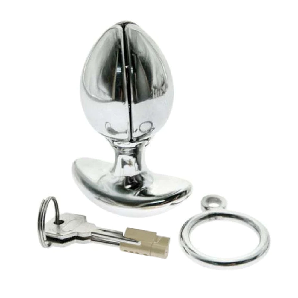 Enticing Forbidden Lotus – Metal Butt Plug for Uninhibited Pleasures