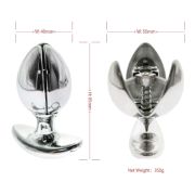 Enticing Forbidden Lotus – Metal Butt Plug for Uninhibited Pleasures