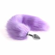 Enchanting Purple Furry Fox Tail Plug – Ignite Your Wildest Desires