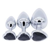 Dazzling Jeweled Princess Plug (3 Piece)
