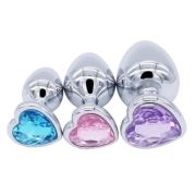 Dazzling Jeweled Princess Plug (3 Piece)