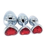 Dazzling Jeweled Princess Plug (3 Piece)