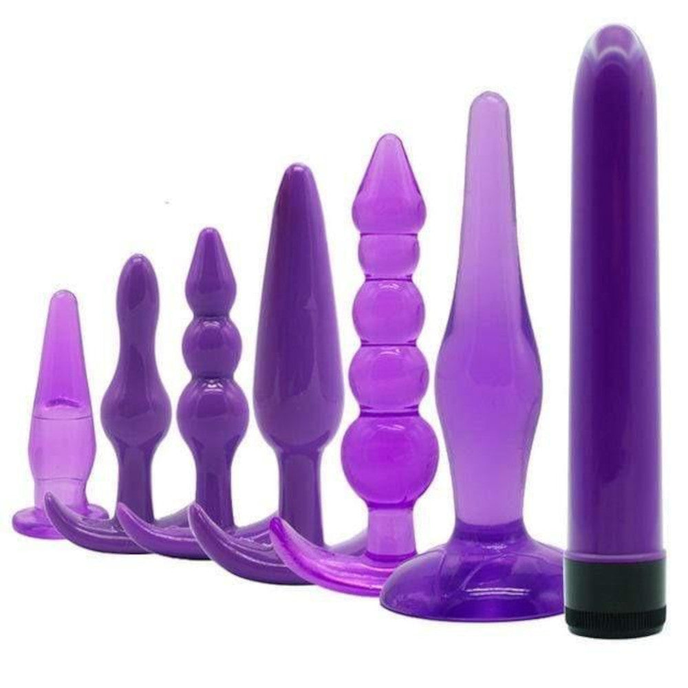 Scorching Sultry Anal Odyssey – Premium Anal Training Kit (7 Piece With Vibrator)