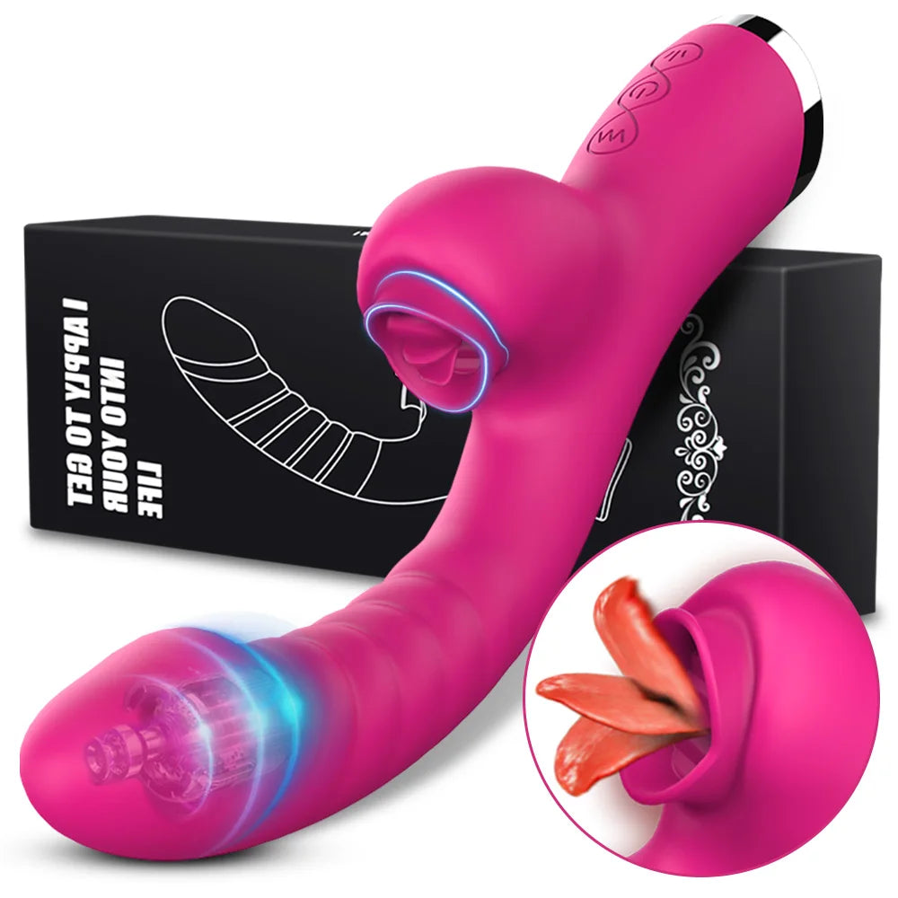 🎀The “Sensual Symphony” 2-in-1 Licking & Vibrating Delight🎀