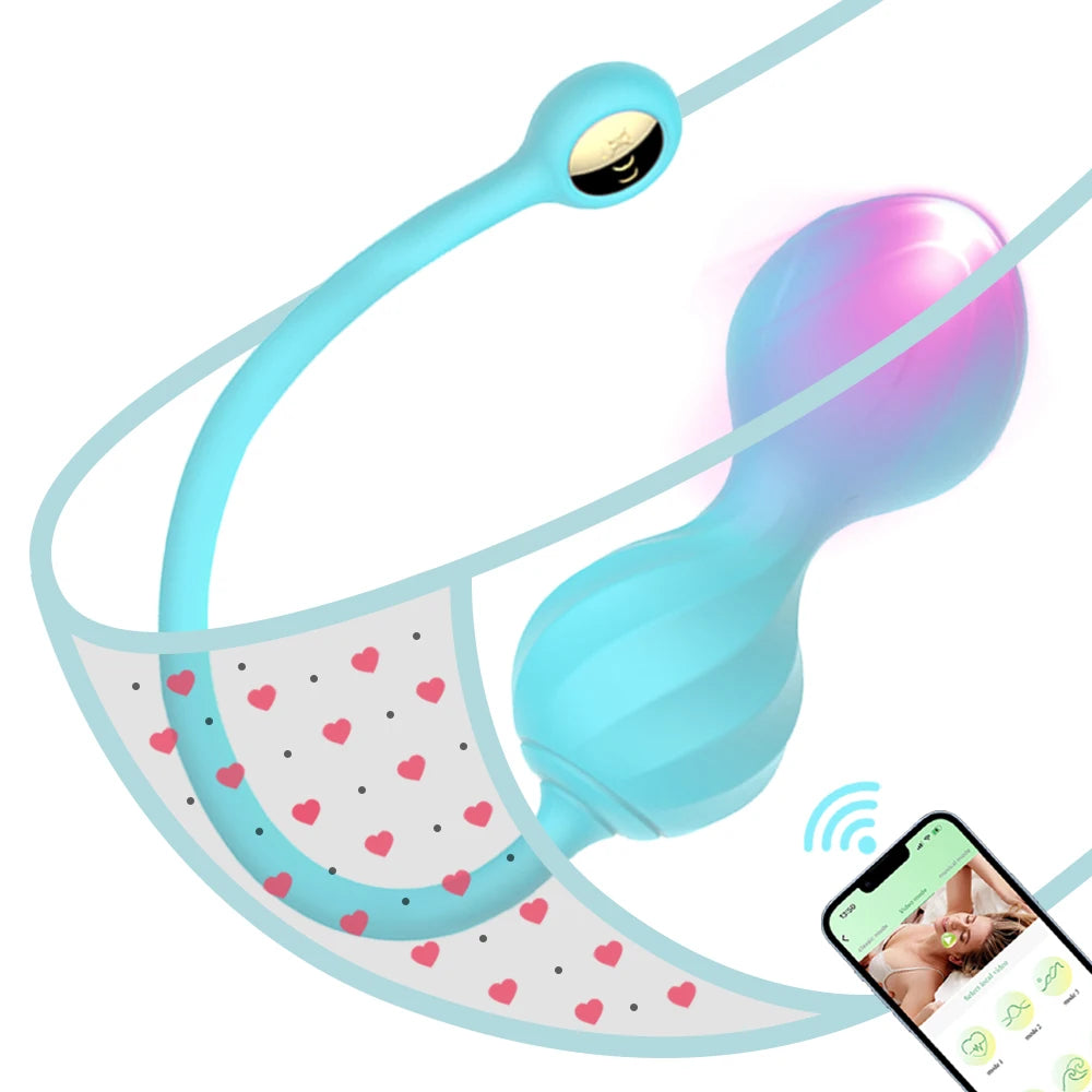 Unleash Your Intimate Power with Wireless APP Control Vaginal Balls Vibator