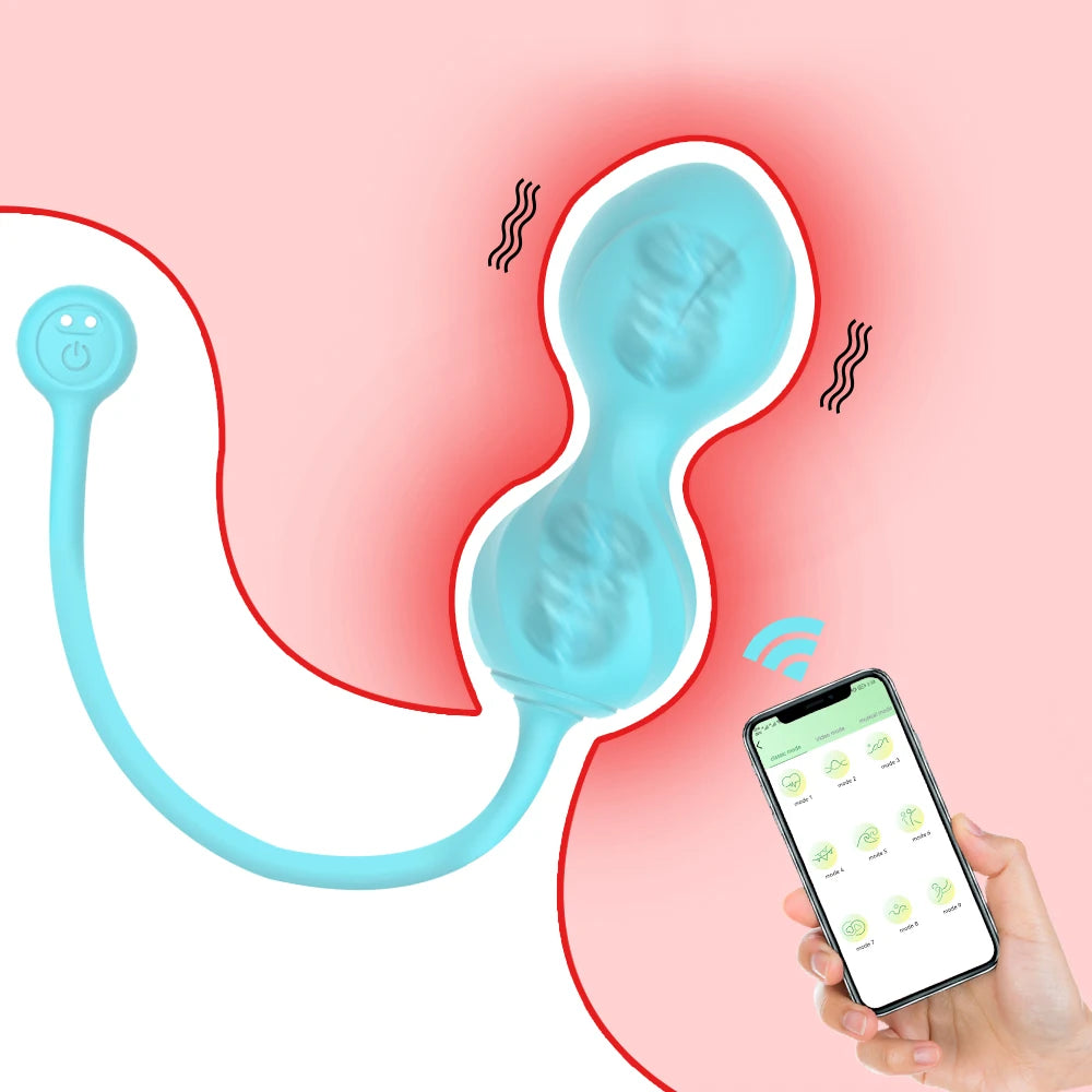 Unleash Your Intimate Power with Wireless APP Control Vaginal Balls Vibator